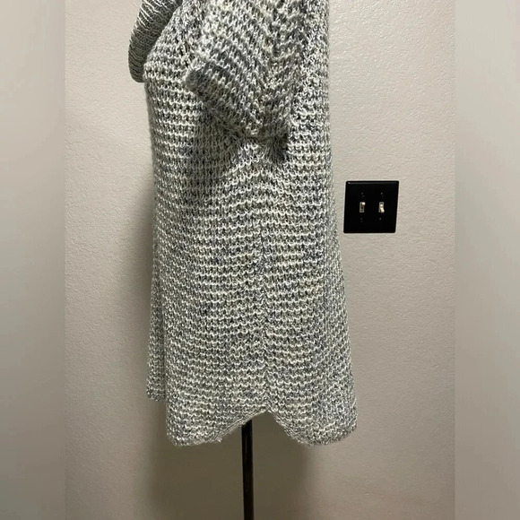 American Rag Wool Blend Long Sleeve Cowl Neck Chunky Waffle Knit Sweater Small - Picture 4 of 8